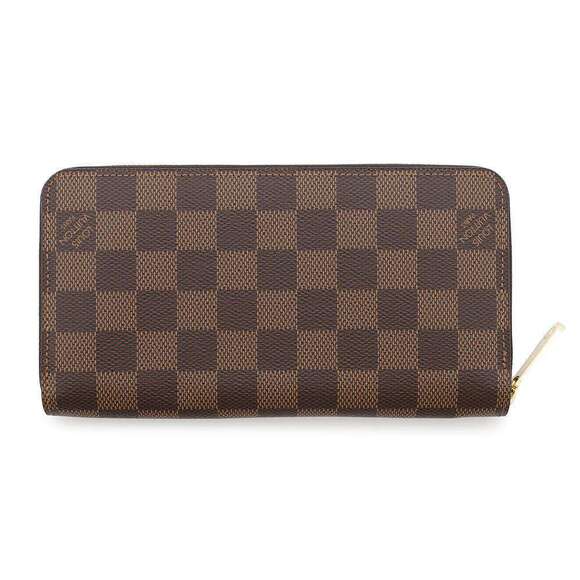 Louis Vuitton Damier Ebene Brown Zippy Wallet Long - Picture 3 of 9